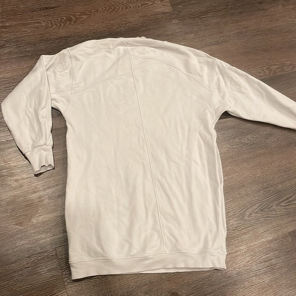🗻Lululemon Broken Beats crew neck sweatshirt Dress Alpine White size xs - Picture 7 of 10